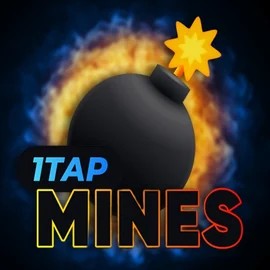 1Tap Mines logo – Casino Games by Turbo Games at Lotto Casino