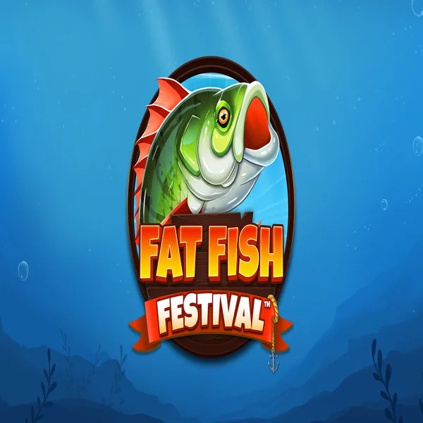 Fat Fish Festival slot logo by Wishbone Games at Lotto Casino