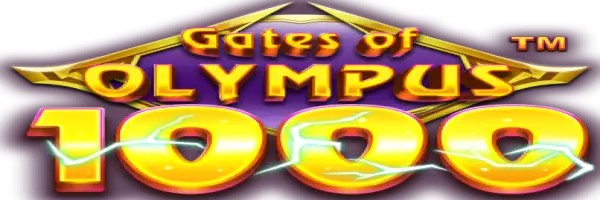 Gates of Olympus 1000 online game logo by Pragmatic Play on lotto-casinoo.com