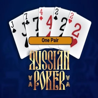 Russian Poker slot visual from OneTouch Games available on lotto-casinoo.com